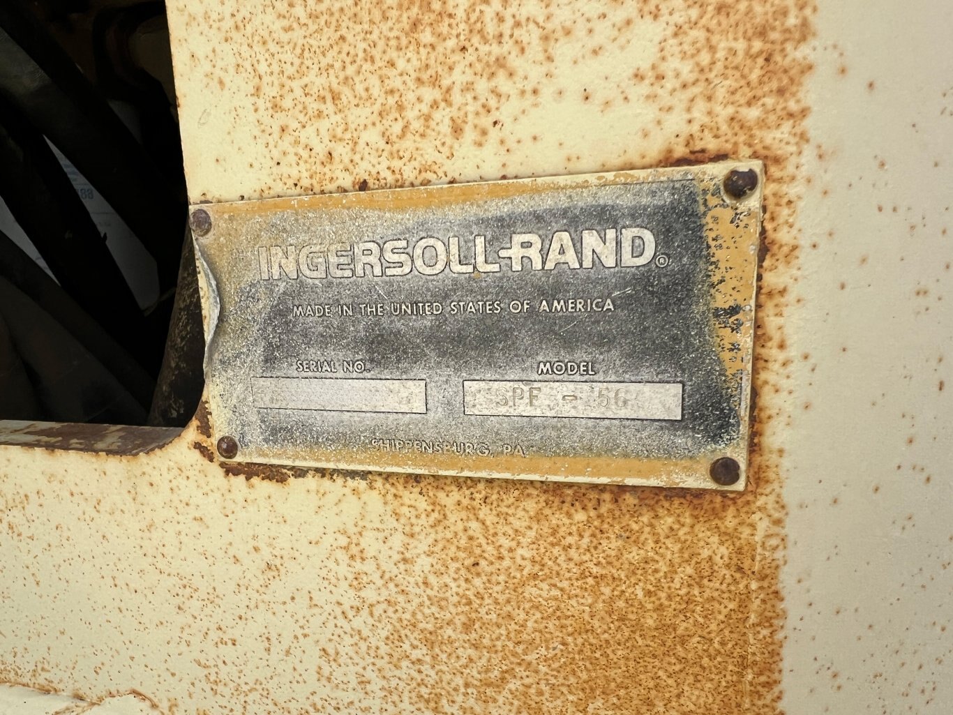 1981 Ingersoll Rand SPF 56 Padfoot Compactor #9698 BP