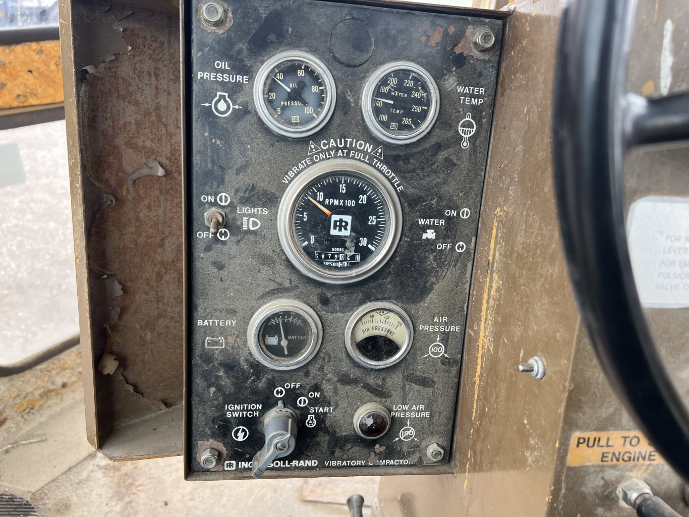 1981 Ingersoll Rand SPF 56 Padfoot Compactor #9698 BP