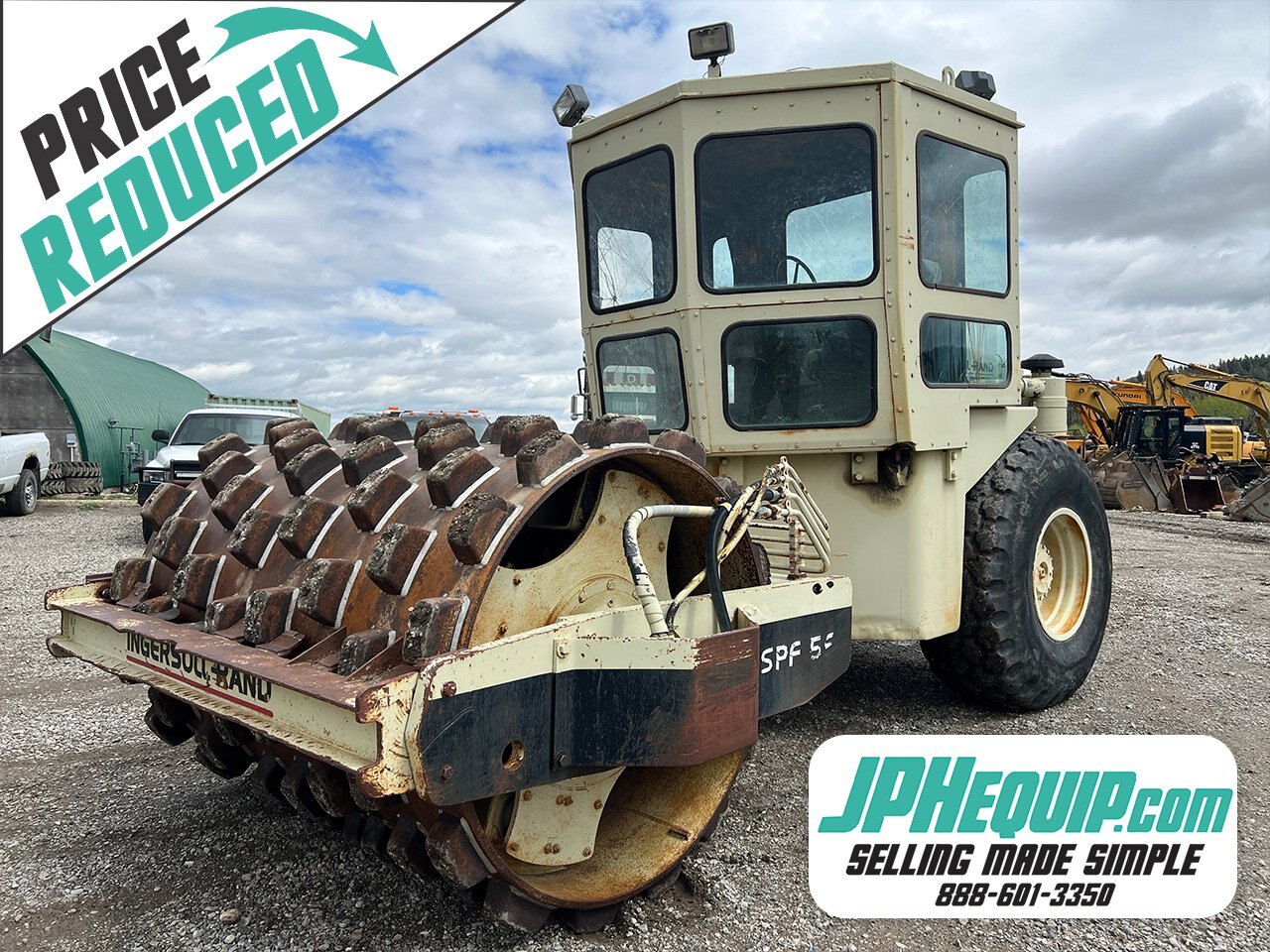 1981 Ingersoll Rand SPF 56 Padfoot Compactor #9698 BP