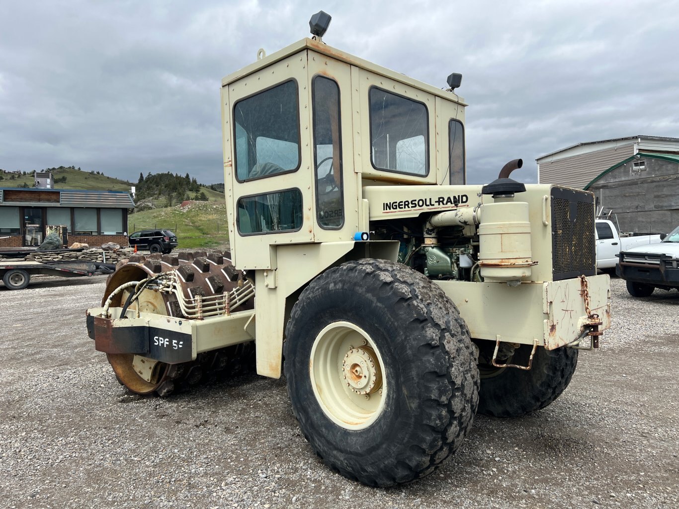 1981 Ingersoll Rand SPF 56 Padfoot Compactor #9698 BP