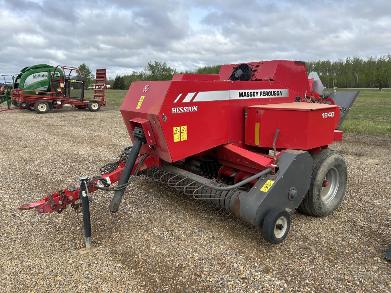 2018 Massey Ferguson 1840 Hesston Baler #9700 DP
