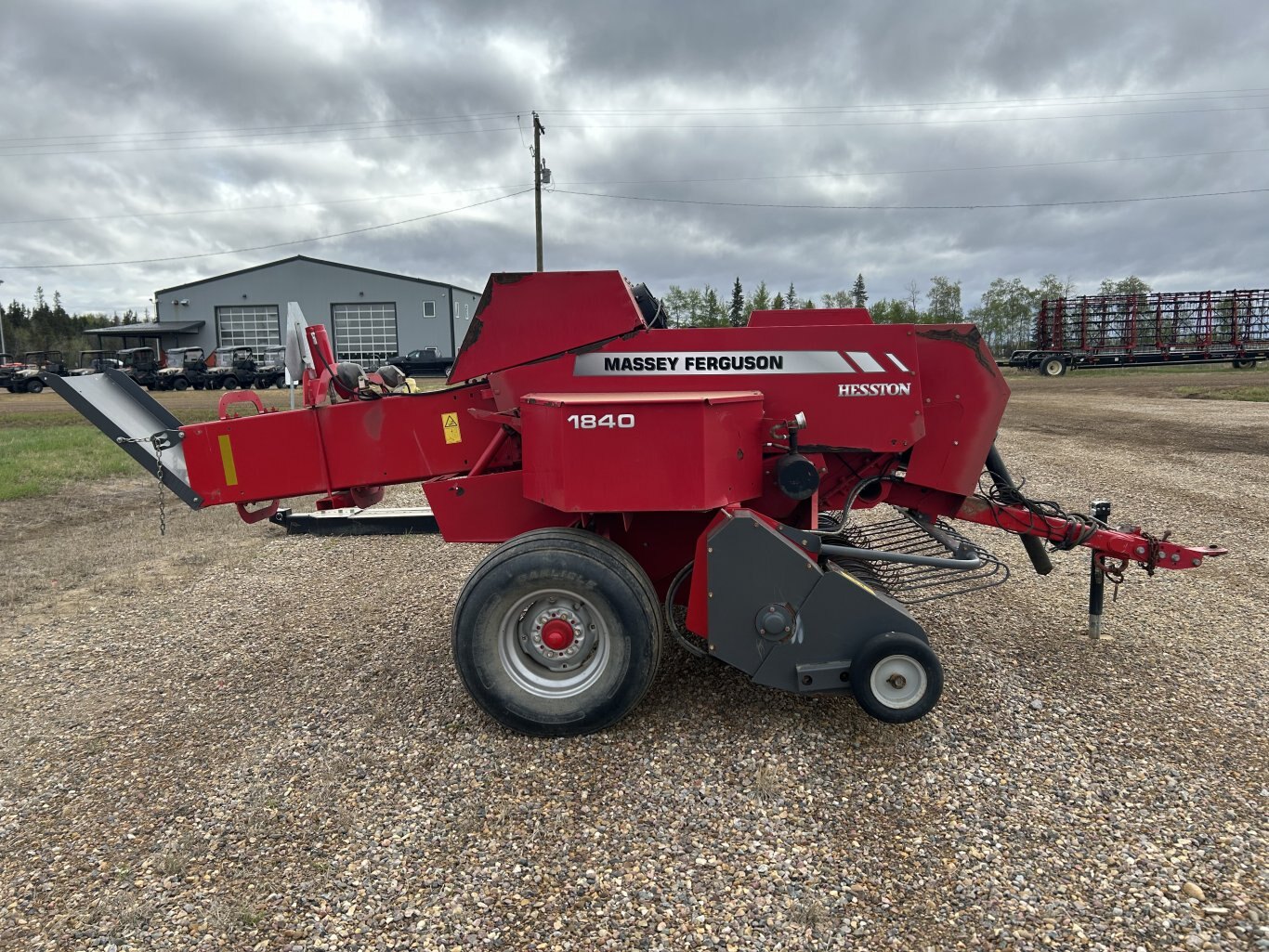 2018 Massey Ferguson 1840 Hesston Baler #9700 DP