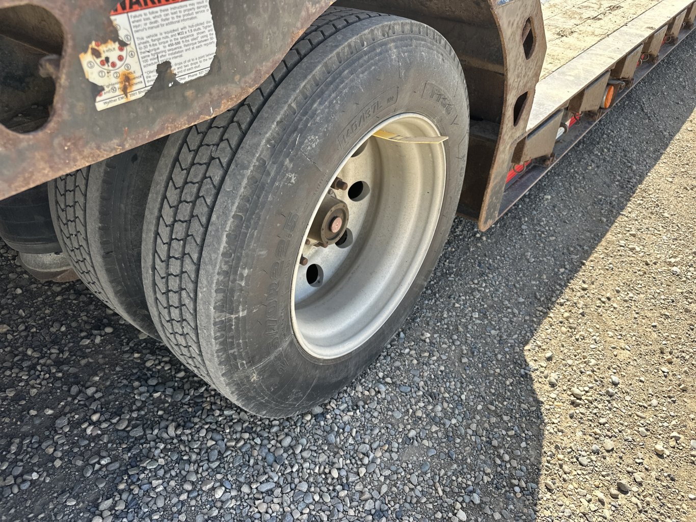 2006 Trail King MG Series Heavy Double Drop Lowbed Trailer & Booster #9747 DP