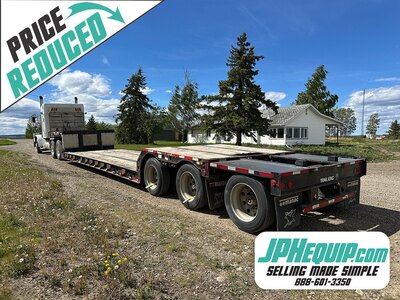 2006 Trail King MG Series Heavy Double Drop Lowbed Trailer & Booster #9747 DP