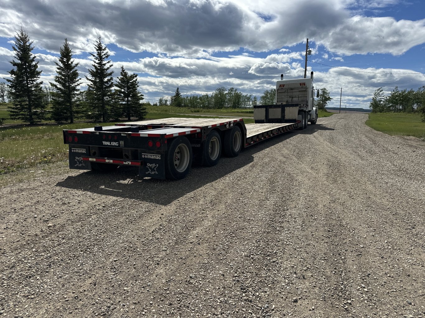 2006 Trail King MG Series Heavy Double Drop Lowbed Trailer & Booster #9747 DP