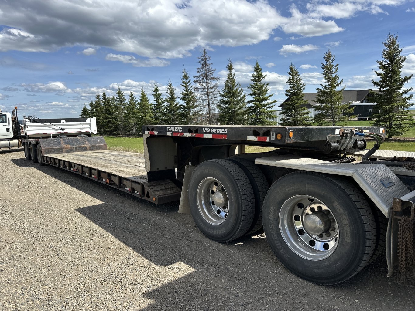 2006 Trail King MG Series Heavy Double Drop Lowbed Trailer & Booster #9747 DP