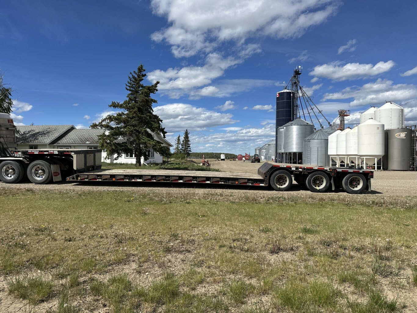 2006 Trail King MG Series Heavy Double Drop Lowbed Trailer & Booster #9747 DP