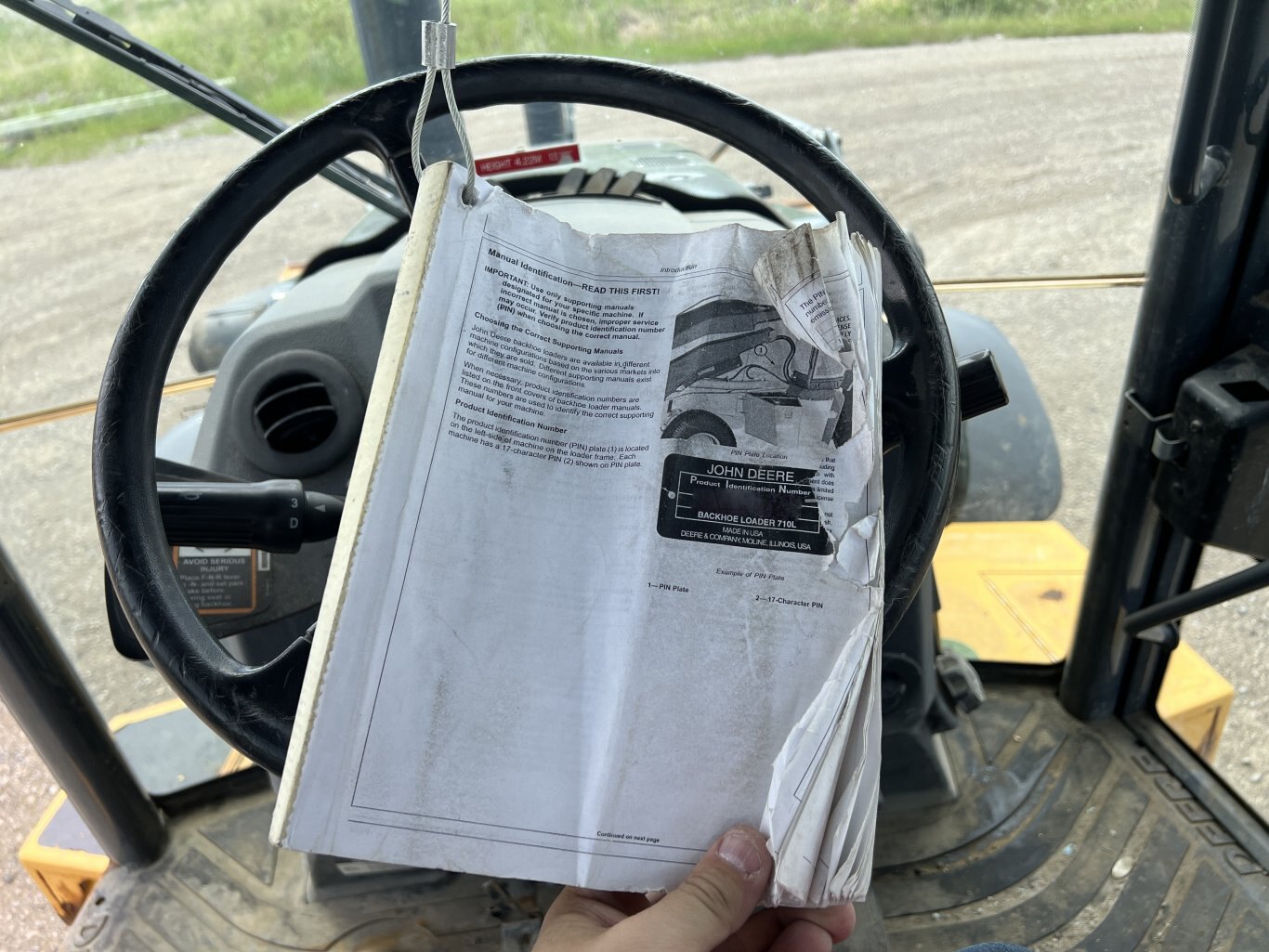 2017 Deere 710L Backhoe 4WD #9780 BP