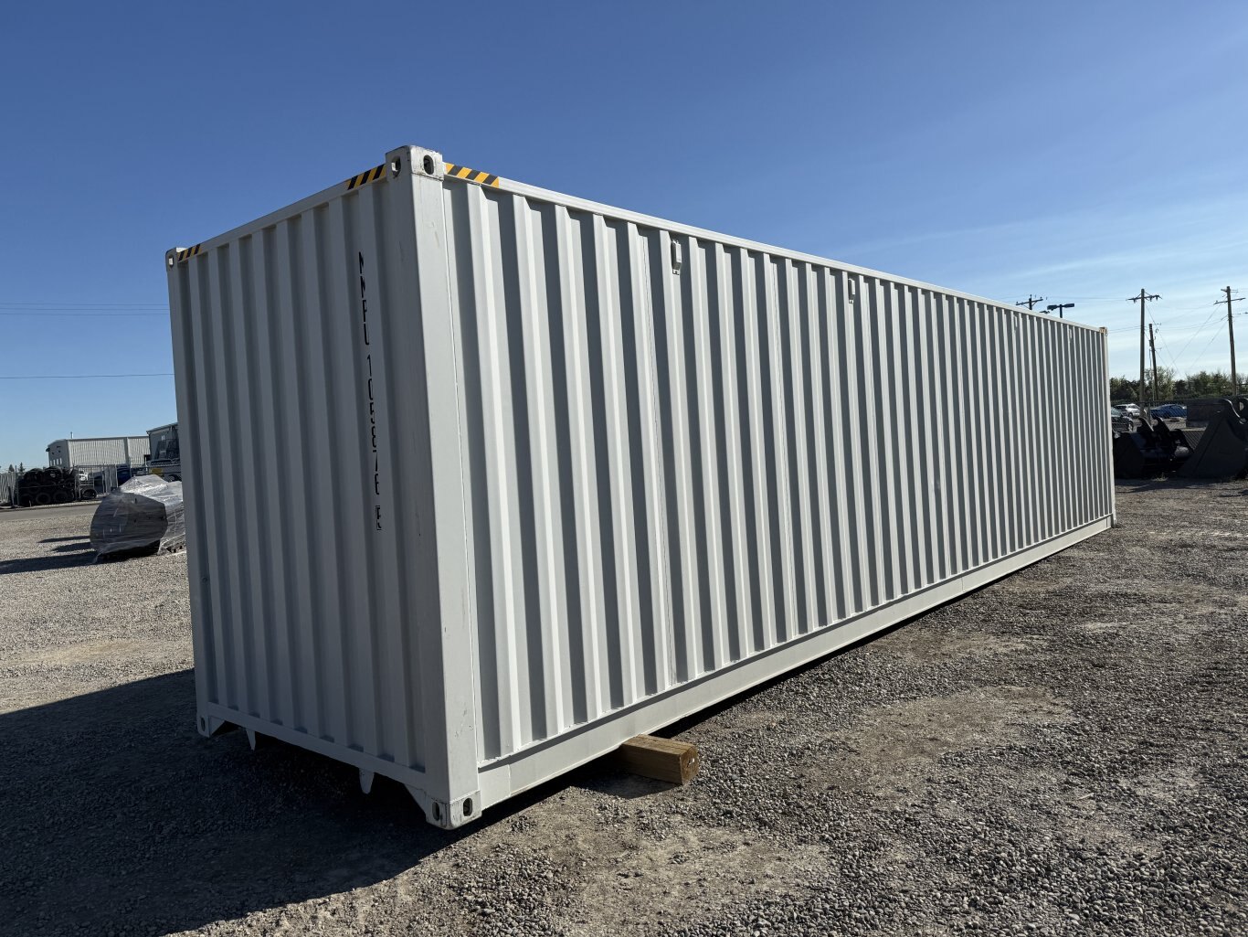 40 foot seacan 1 front and 2 large side doors 1 trip #10550 JPH