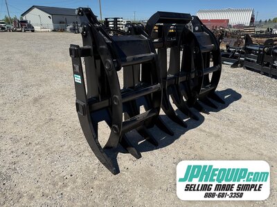 2025 Wheel Loader Root Grapple Rake ISO Hi Vis Lugging #WISORG120 JPH