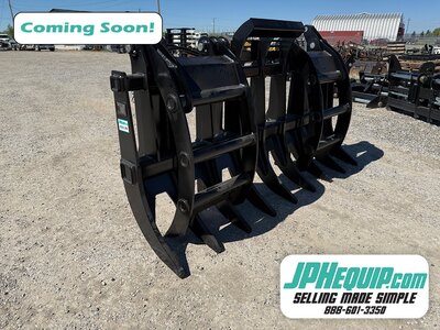 2025 Wheel Loader Root Grapple Rake ISO Hi Vis Lugging #WISORG120 JPH