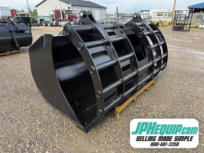 Wheel Loader Feedlot Grapple ISO Hi Vis 120 #10568 JPH