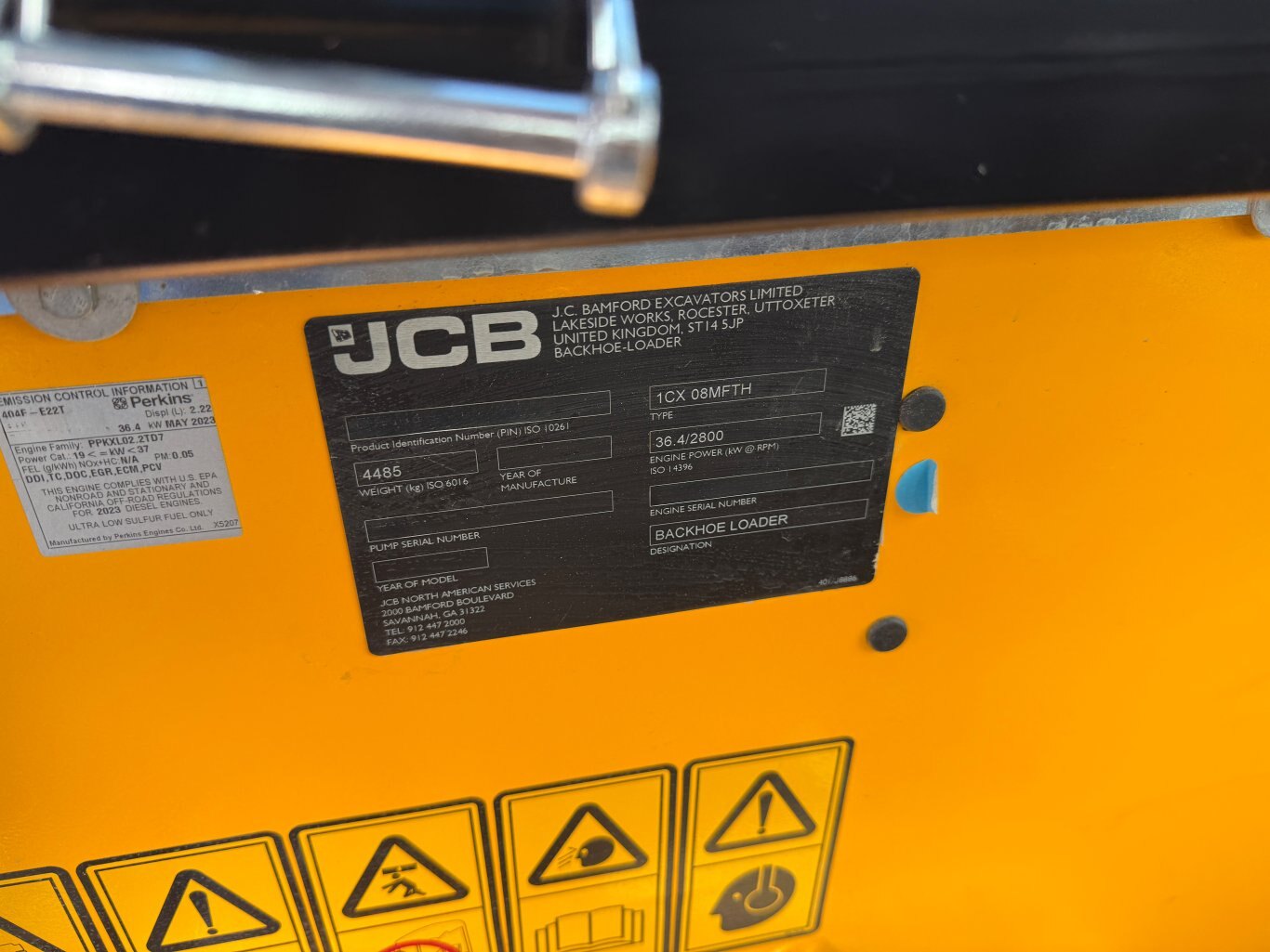 2022 JCB 1CXT Skid Steer Backhoe Loader Combo #9803 JP