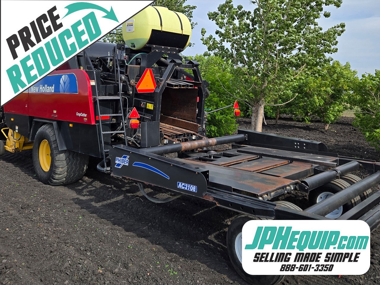 2009 New Holland BB9060 P 3x3 Baler #9835 JP