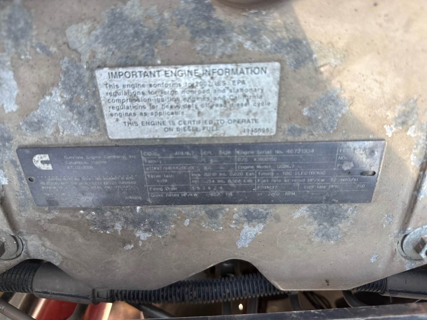 2007 Ingersoll Rand SD 116DX TF Smooth Drum Compactor #9838 JA