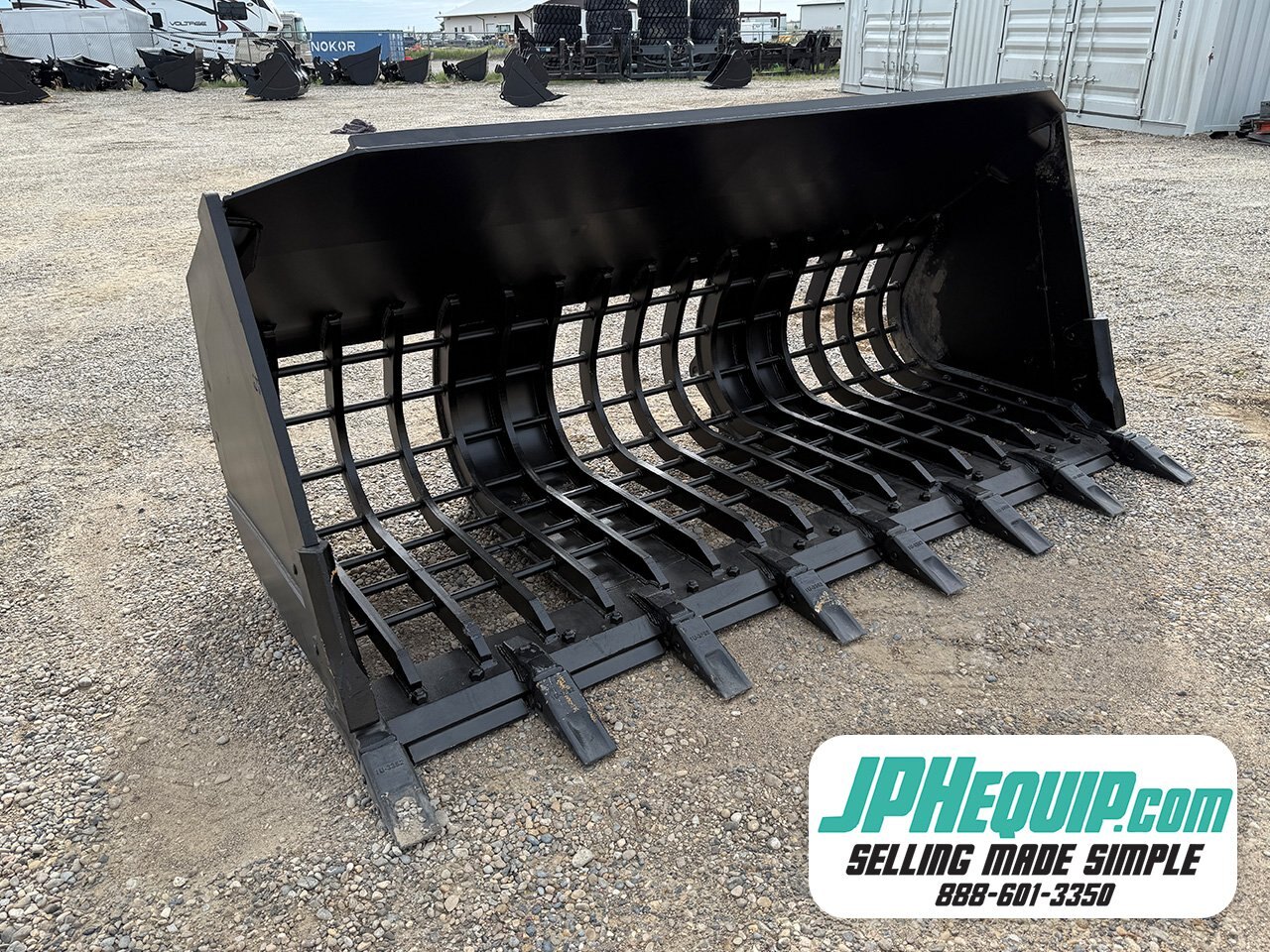 ISO Wheel Loader Bucket Skeleton 120 inch Wide #WISOSB120 7 JPH
