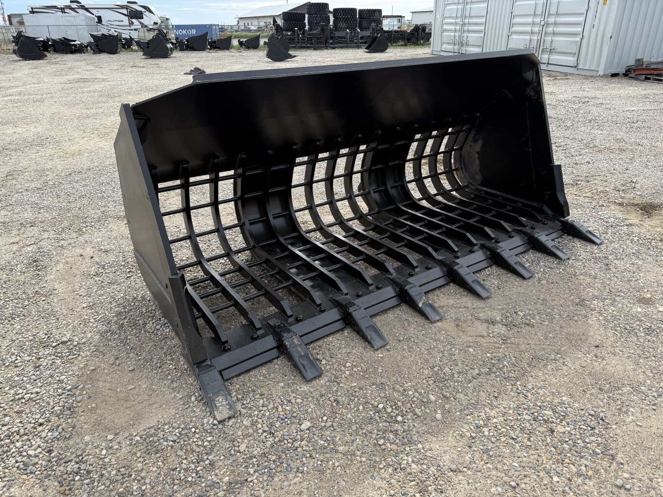 ISO Wheel Loader Bucket Skeleton 120 inch Wide #WISOSB120 7 JPH