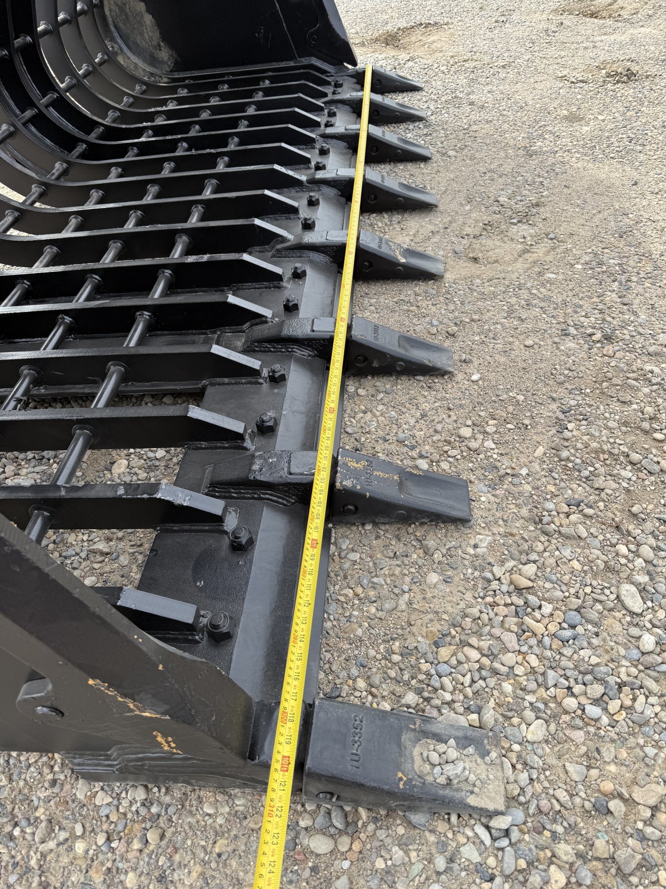 ISO Wheel Loader Bucket Skeleton 120 inch Wide #WISOSB120 7 JPH