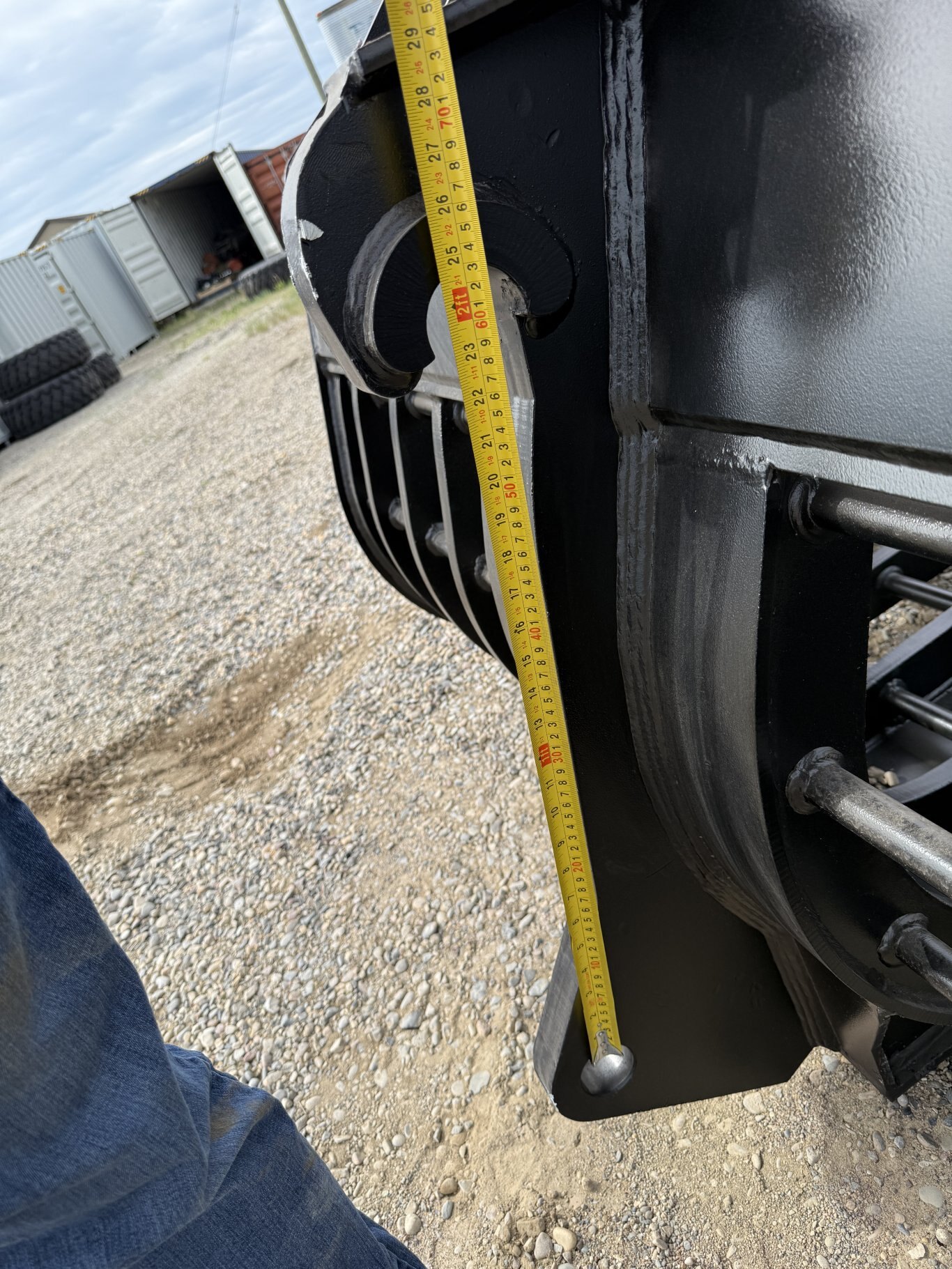 ISO Wheel Loader Bucket Skeleton 120 inch Wide #WISOSB120 7 JPH