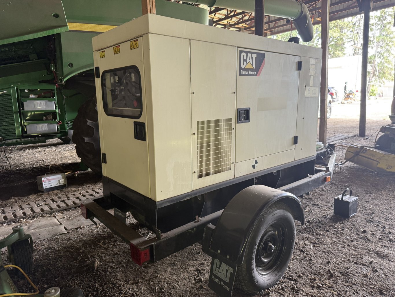 2015 CAT ZQ20 Towable 20kw Generator #9859 JA