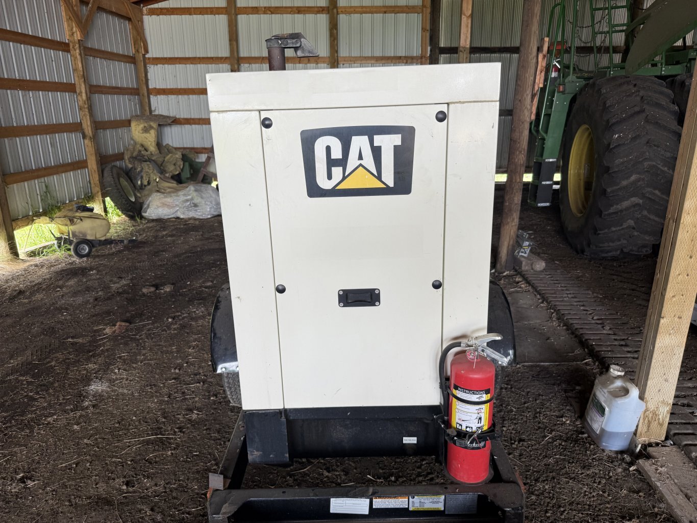 2015 CAT ZQ20 Towable 20kw Generator #9859 JA