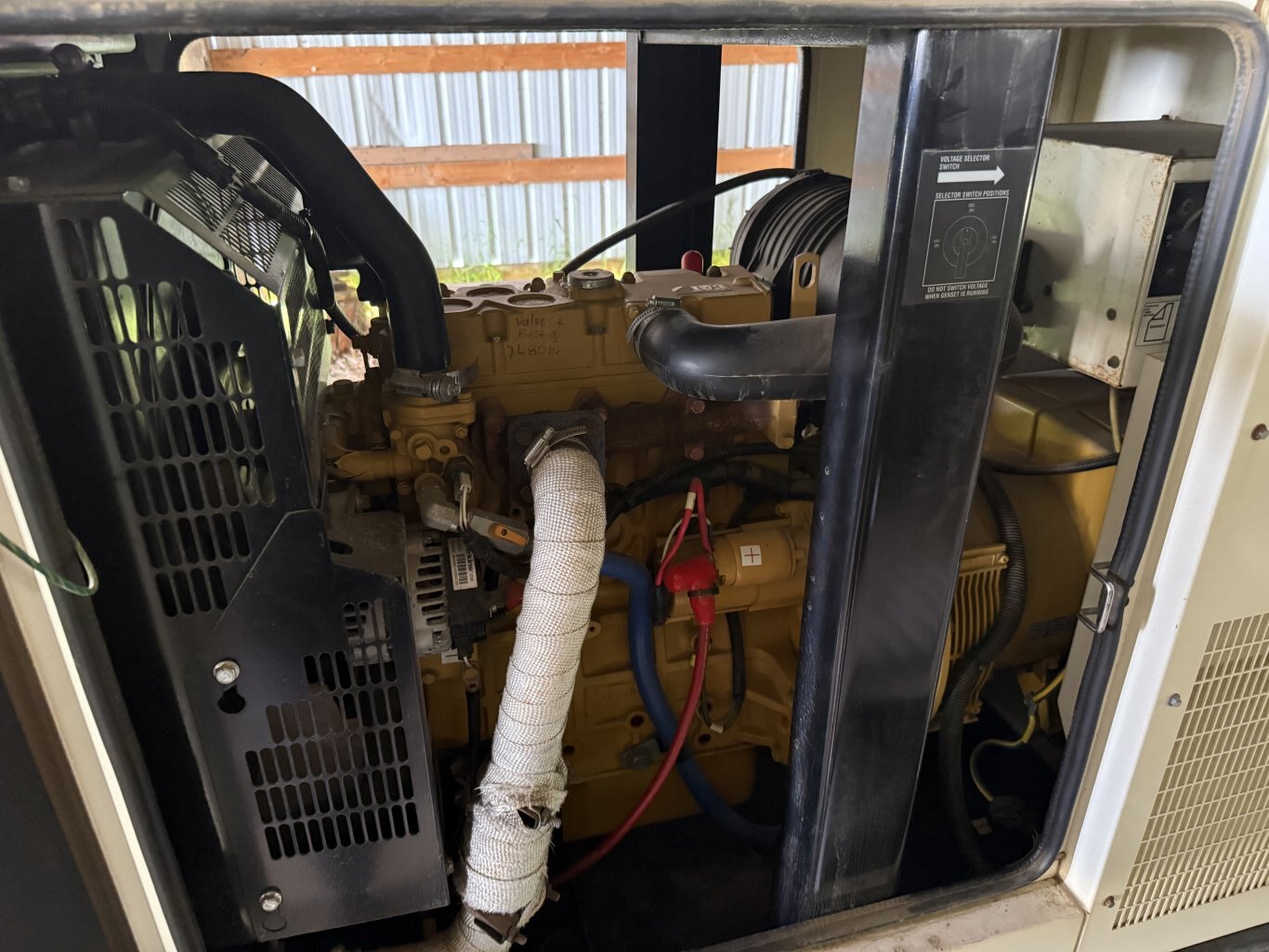 2015 CAT ZQ20 Towable 20kw Generator #9859 JA