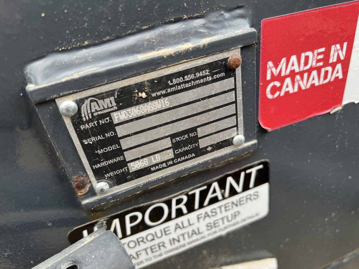 16 ft. Pitbull 3060AD Blade 8 Way Versatile 550DT Dozer Blade #9594 2 BP