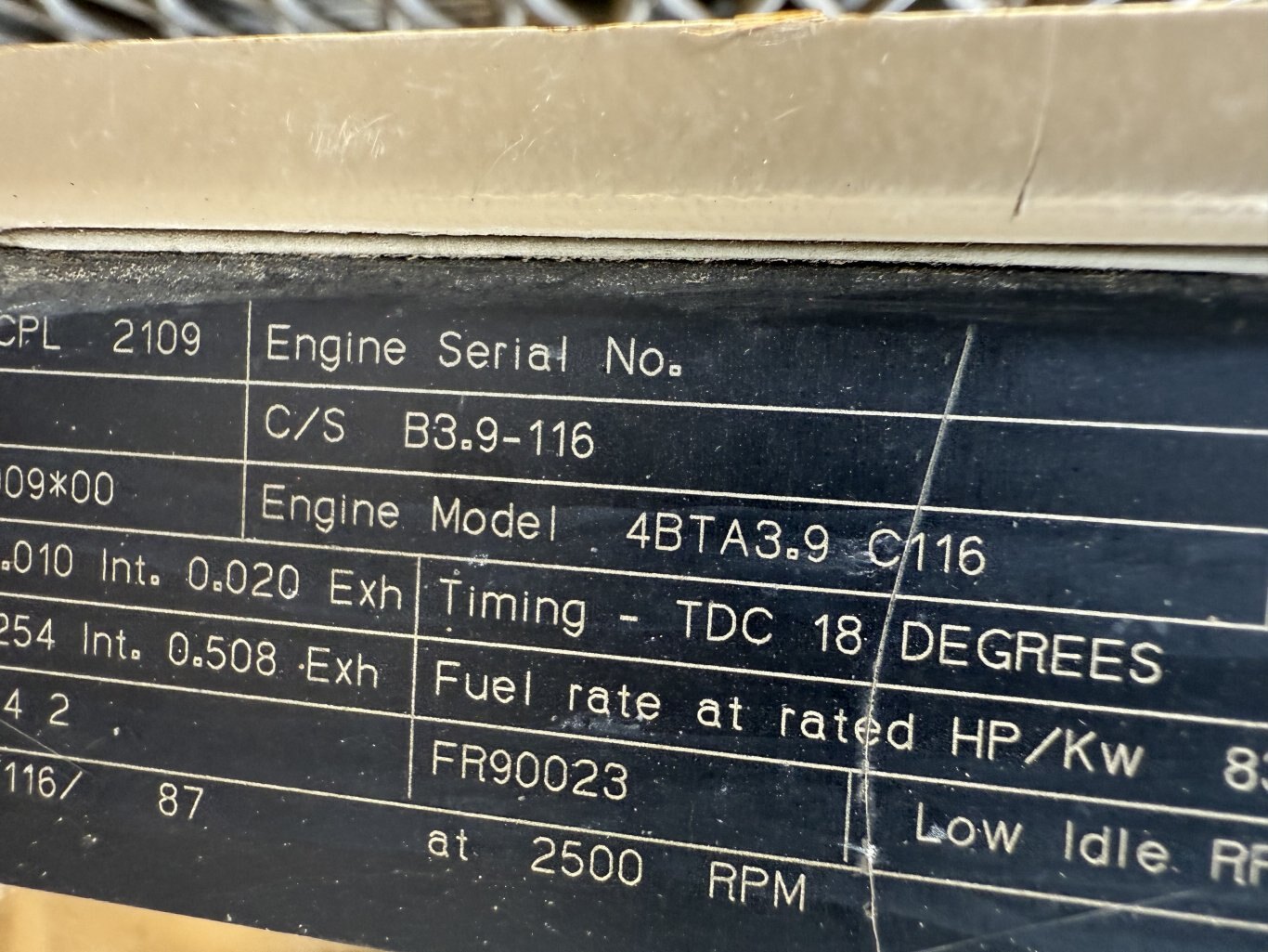 2000 NCA Air Compressor and Carriage #9884 AS