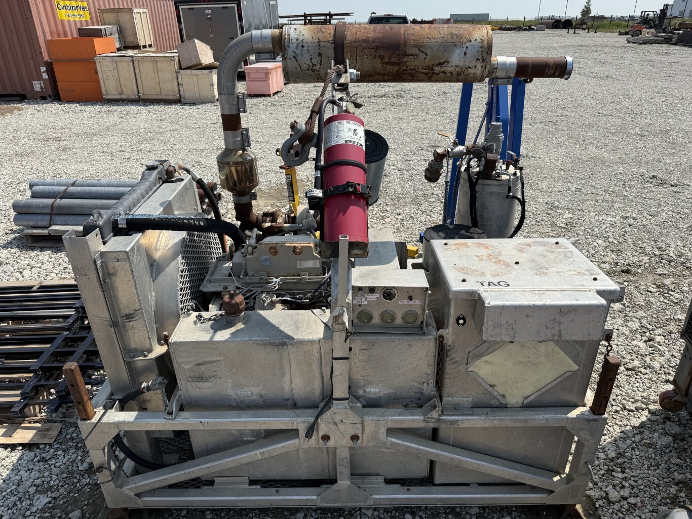 2000 NCA Air Compressor and Carriage #9884 AS