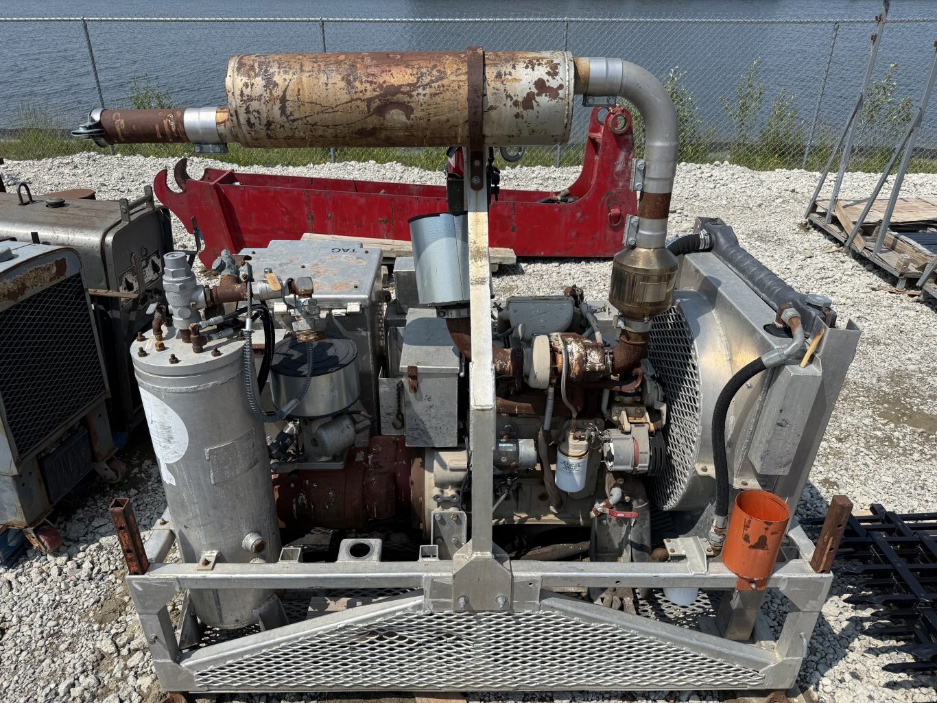 2000 NCA Air Compressor and Carriage #9884 AS