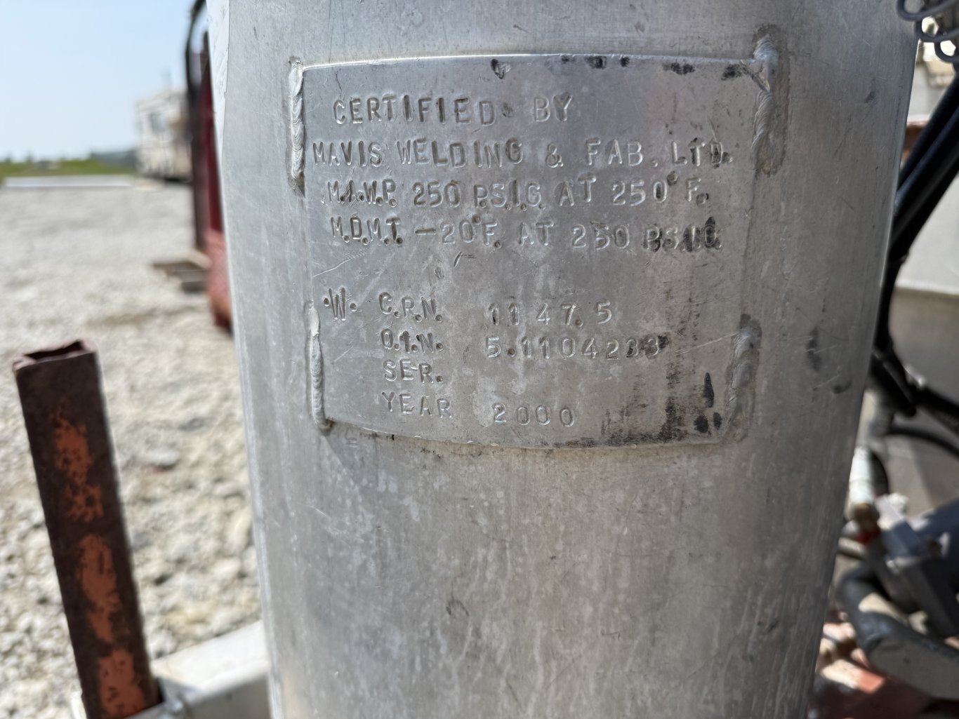 2000 NCA Air Compressor and Carriage #9884 AS