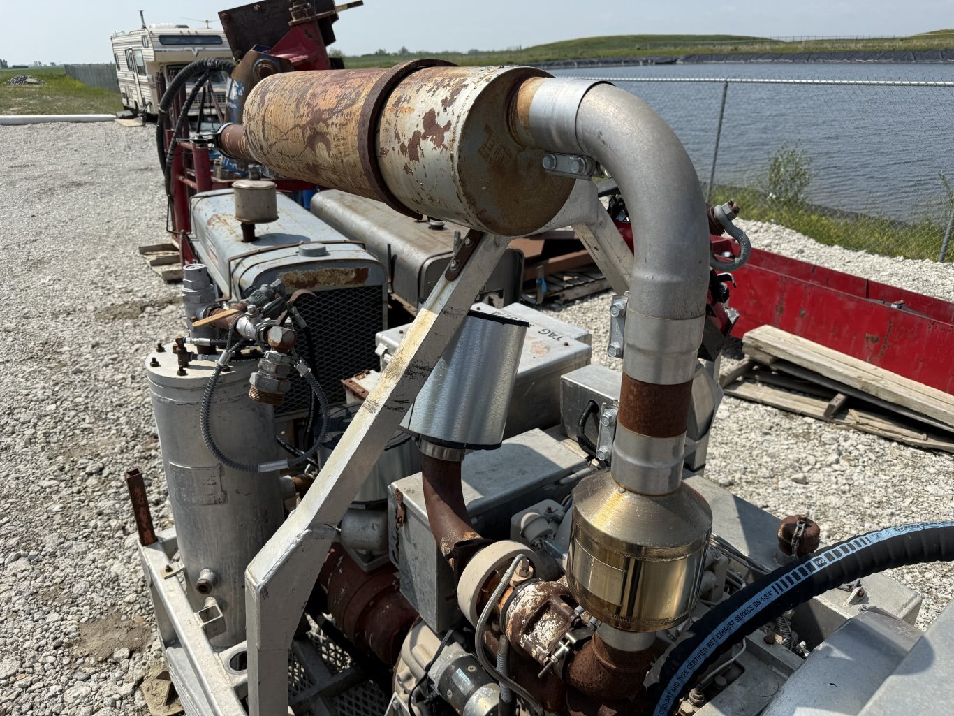 2000 NCA Air Compressor and Carriage #9884 AS