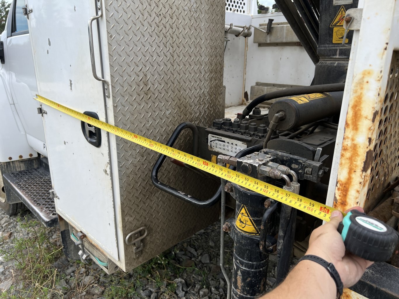 2007 GMC C5500 Service Truck with Hiab 077 BS 3 Knuckle Boom • 4X4 Mechanic Truck #9902 BP