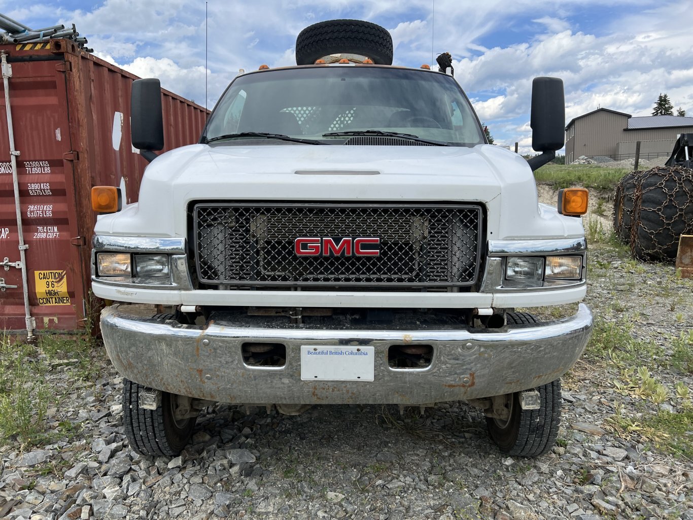 2007 GMC C5500 Service Truck with Hiab 077 BS 3 Knuckle Boom • 4X4 Mechanic Truck #9902 BP