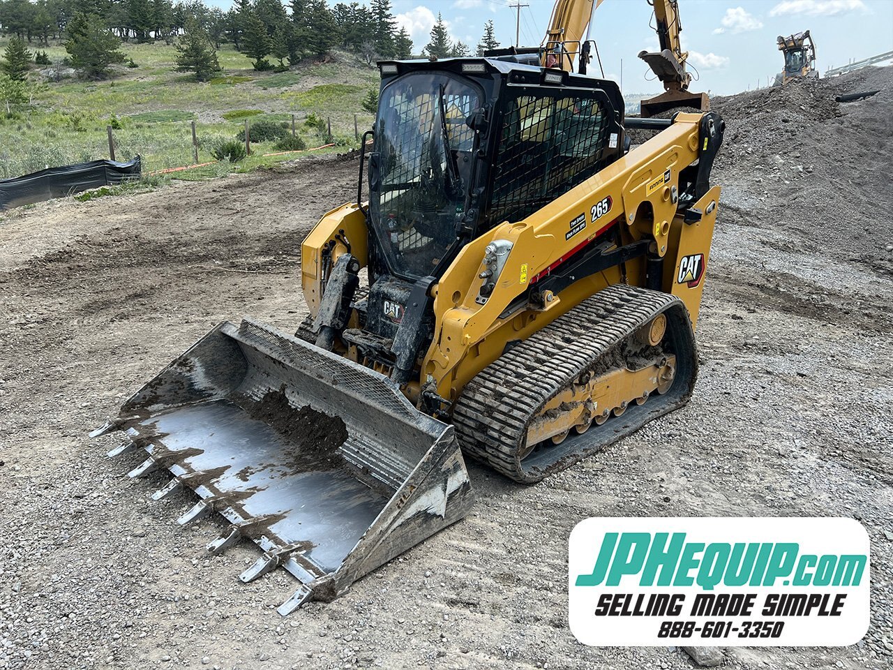 2025 Caterpillar 265 Skid Steer with High Flow Hydraulics Hiflow Tracked Skid Steer #9939 BP