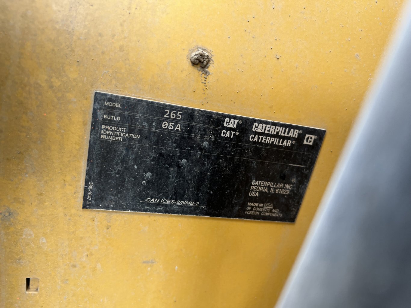 2025 Caterpillar 265 Skid Steer with High Flow Hydraulics Hiflow Tracked Skid Steer #9939 BP