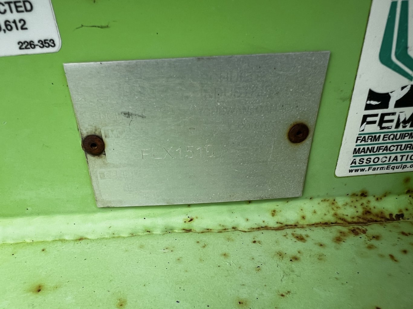 2014 Schulte FLX1510 Flex Arm #9941 BP