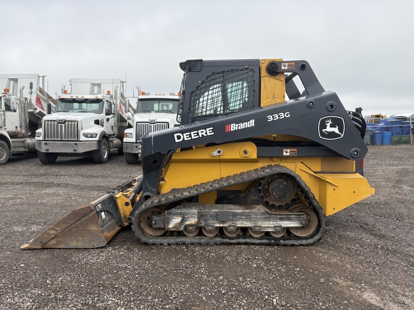 2021 Deere 333G Skid Steer With Bucket #9943 AS