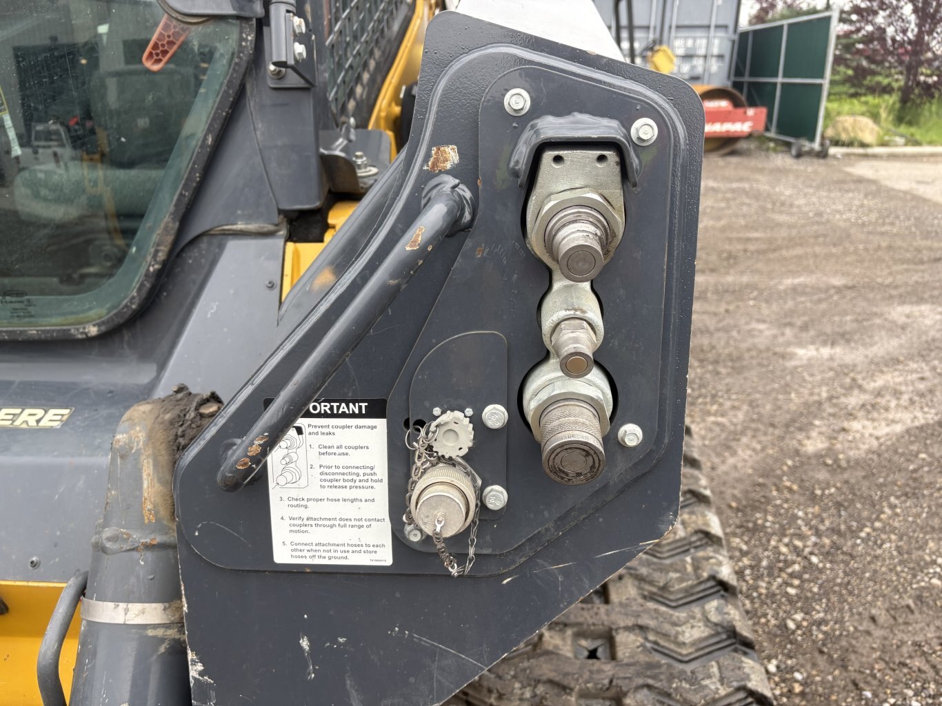 2021 Deere 333G Skid Steer With Bucket #9943 AS