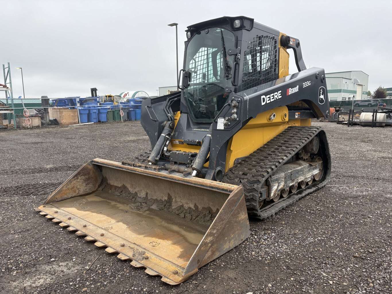 2021 Deere 333G Skid Steer With Bucket #9943 AS