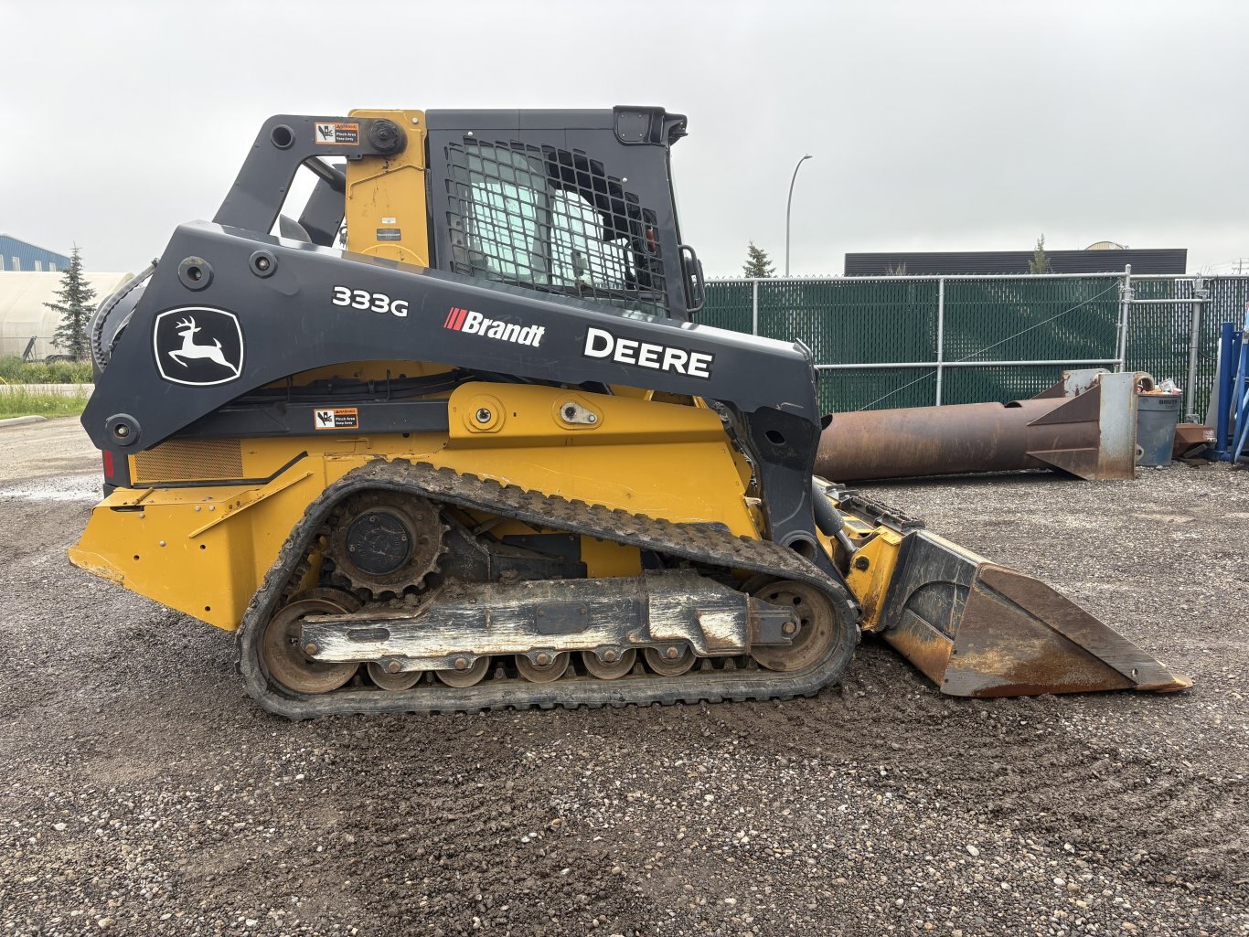 2021 Deere 333G Skid Steer With Bucket #9943 AS