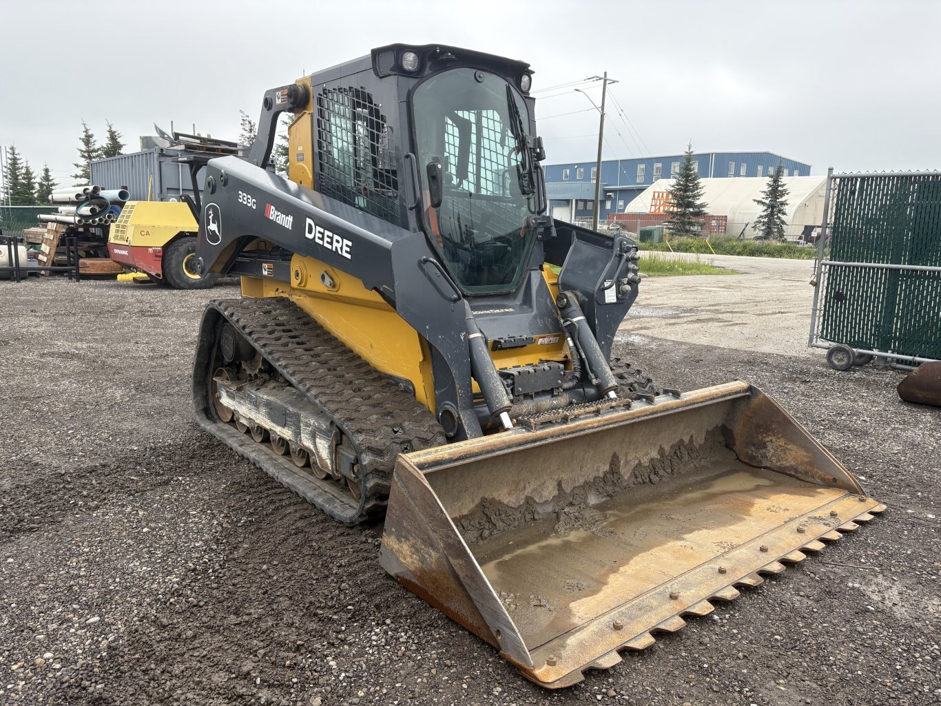 2021 Deere 333G Skid Steer With Bucket #9943 AS
