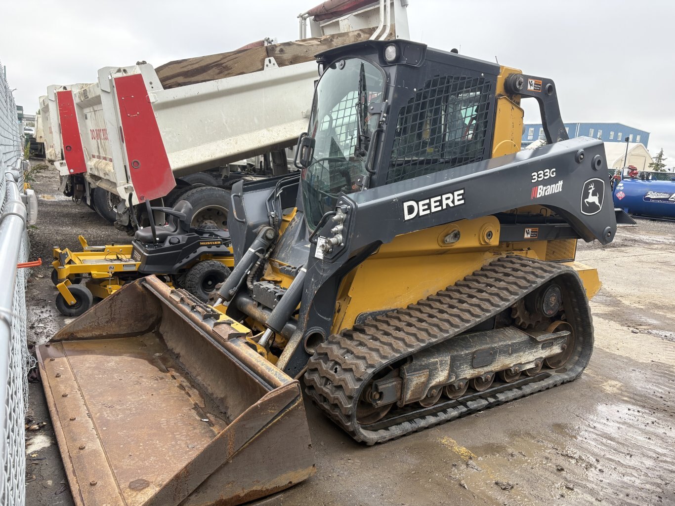2021 Deere 333G Skid Steer With Bucket #9944 AS