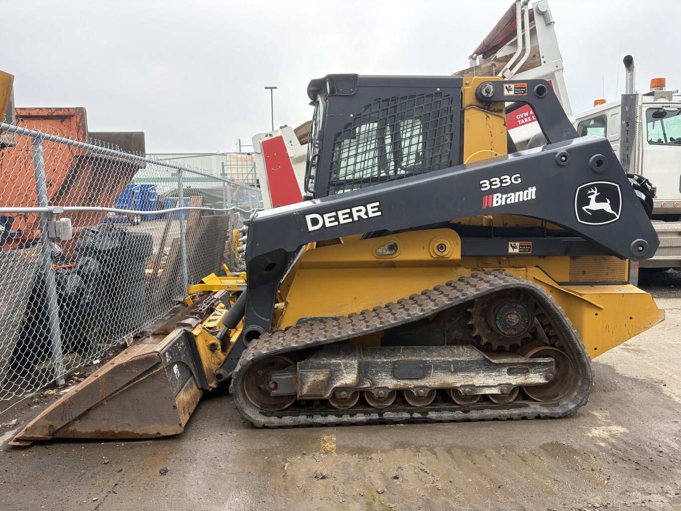 2021 Deere 333G Skid Steer With Bucket #9944 AS
