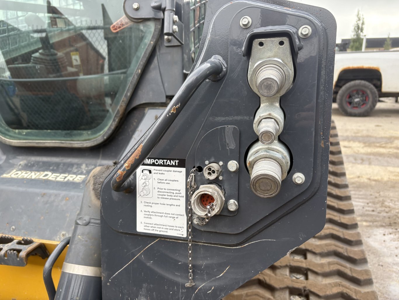 2021 Deere 333G Skid Steer With Bucket #9944 AS