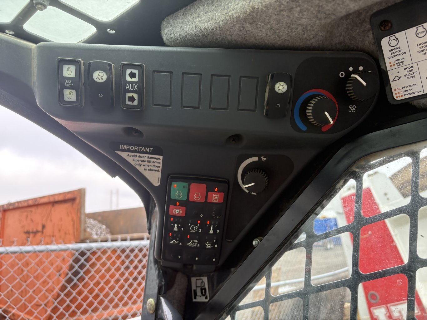 2021 Deere 333G Skid Steer With Bucket #9944 AS