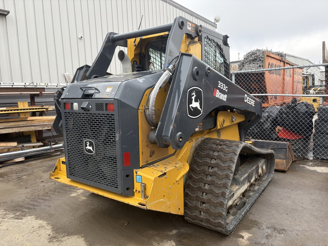 2021 Deere 333G Skid Steer With Bucket #9944 AS