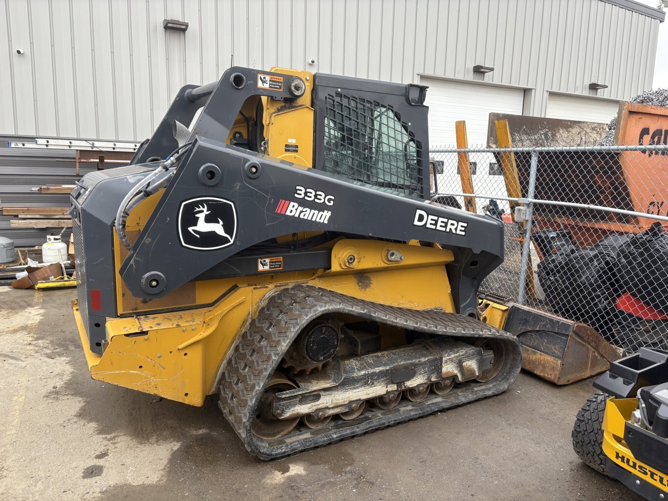 2021 Deere 333G Skid Steer With Bucket #9944 AS