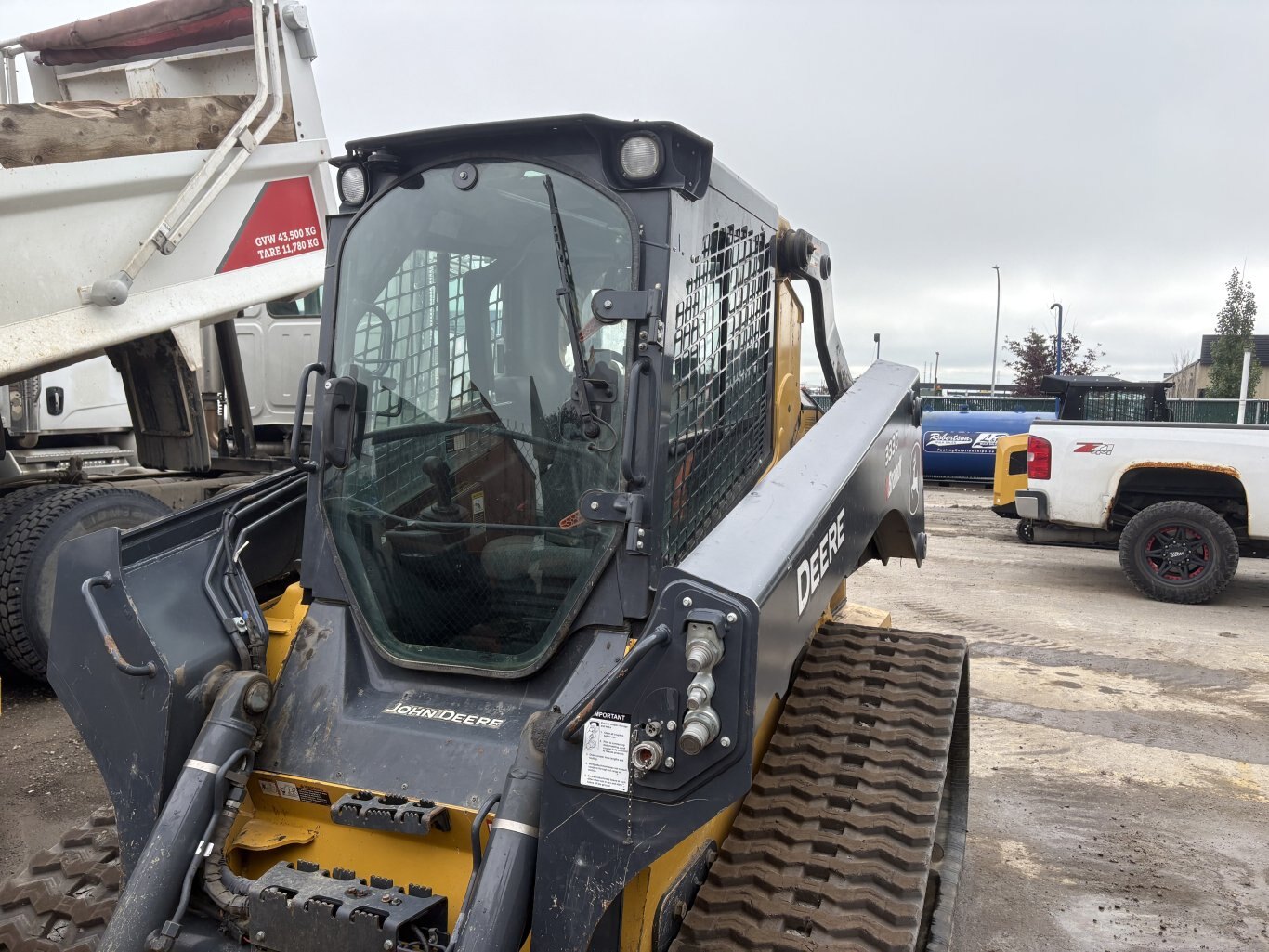 2021 Deere 333G Skid Steer With Bucket #9944 AS