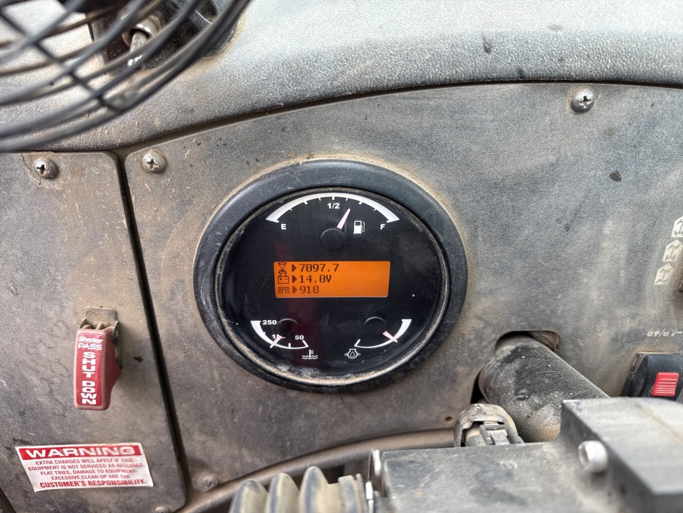 2014 CAT TL1055C Telehandler with Forks and Bucket #9955 JA